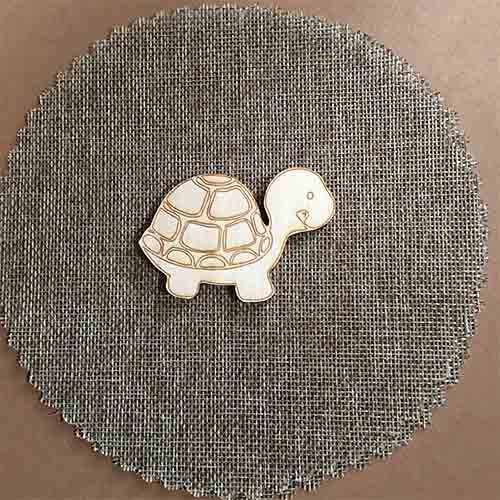 Wooden turtle for keyring or magnet Wooden turtle for keyring or magnet
