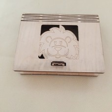 Wooden Lion box