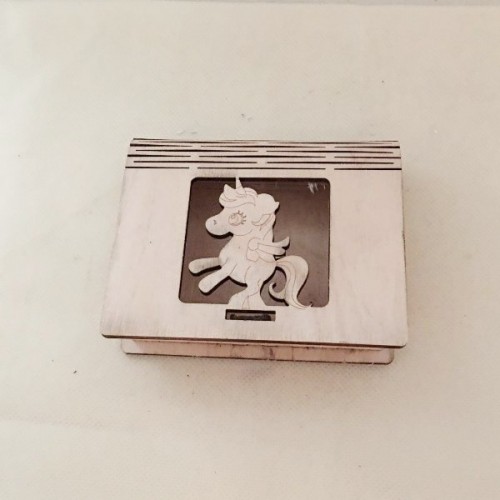 Wooden unicorn box Wooden unicorn box