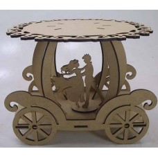 Wooden stand for birthday or wedding cake