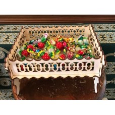 Wooden candy basket 