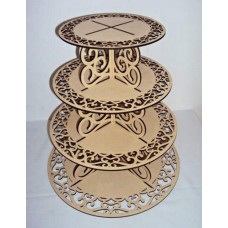 Wooden stand for sweets