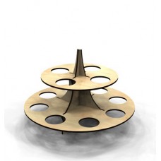 Wooden stand for ice-creams