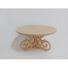 Wooden stand for birthday or wedding cake