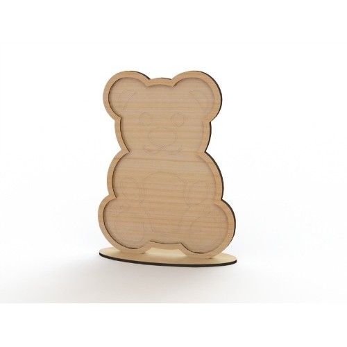 Wooden wish book Bear Wooden wish book Bear