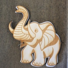 Wooden wish book Elephant