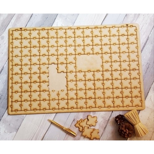 Wooden wish book puzzle Wooden wish book puzzle
