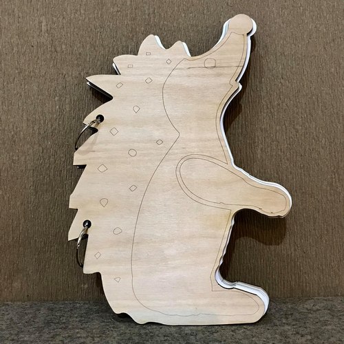 Wooden wish book Hedgehog Wooden wish book Hedgehog