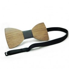 Wooden child bow tie