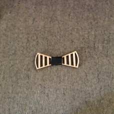 Wooden child bow tie