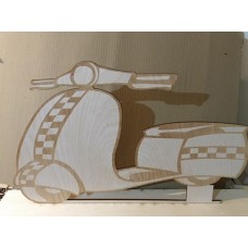 Wooden vespa