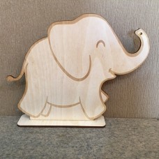 Wooden elephant 