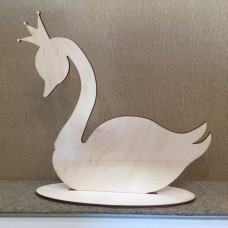 Wooden swan