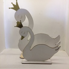 Wooden swan