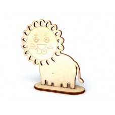 Wooden lion