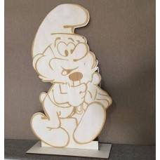 Wooden Smurf