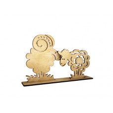 Wooden sheep