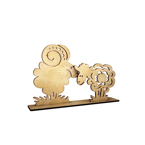 Wooden sheep Wooden sheep