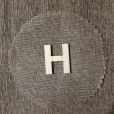 Wooden letter H 