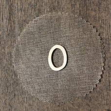 Wooden letter O 