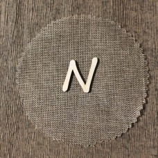 Wooden Letter N