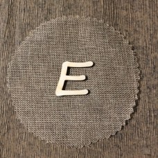 Wooden letter E 