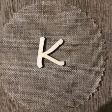 Wooden letter K