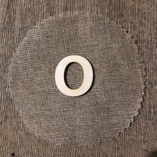 Wooden letter O 