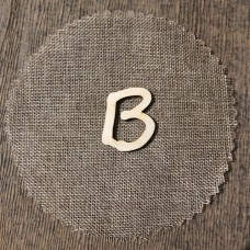 Wooden letter B