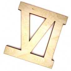 Wooden latin number 6
