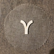 Wooden letter Y