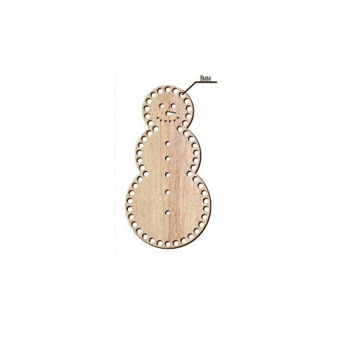 Wooden figure with holes Wooden figure with holes